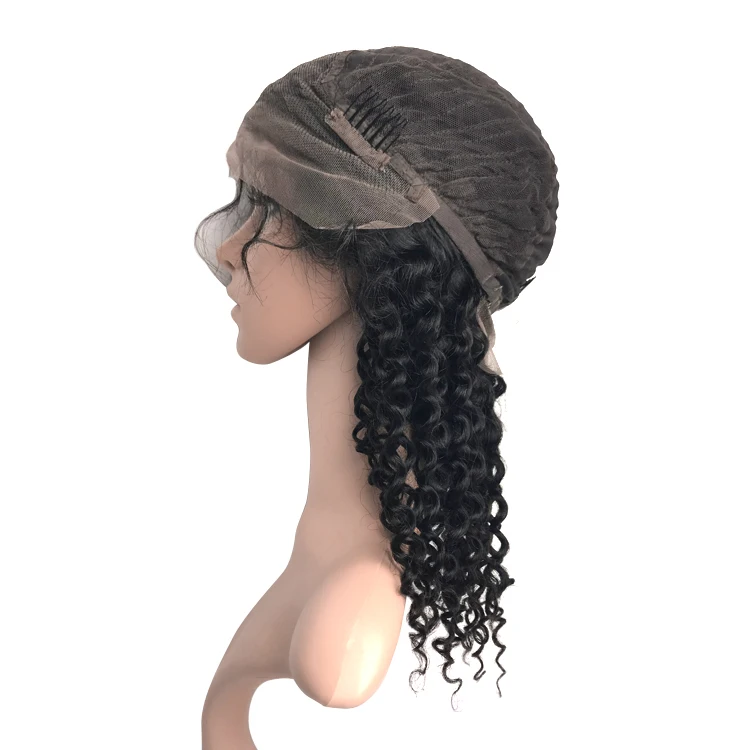 Wholesale best real natural 100% deep curly cuticle aligned raw human hair full lace wig, Natural color #1b
Wholesale best real natural 100% deep curly cuticle aligned raw human hair full lace wig, Natural color #1b
