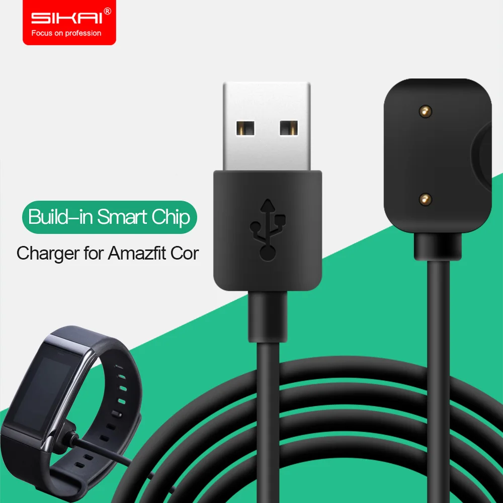 SIKAI 1M/3FT USB Fast Magnetic Charging Cable For Smart Watch/Wireless Charger For Huawei Amazfit Cor Smart Watch Charger, Black
SIKAI 1M/3FT USB Fast Magnetic Charging Cable For Smart Watch/Wireless Charger For Huawei Amazfit Cor Smart Watch Charger, Black