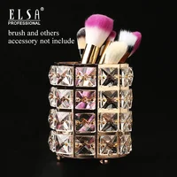 European Metal Crystal Makeup Organizer Makeup Brush Desk Storage Box Dressing Table Pen Holder Storage Bucket Bathroom Decor
European Metal Crystal Makeup Organizer Makeup Brush Desk Storage Box Dressing Table Pen Holder Storage Bucket Bathroom Decor