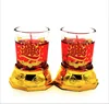 Factory Wholesale Glass Jar Crystal Gel Wax Jelly Candles
