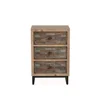 Mayco Home Shallow Chest of Drawers, Wholesale Modern 3 Drawer Solid Wood Corner Bedside Storage Cabinet