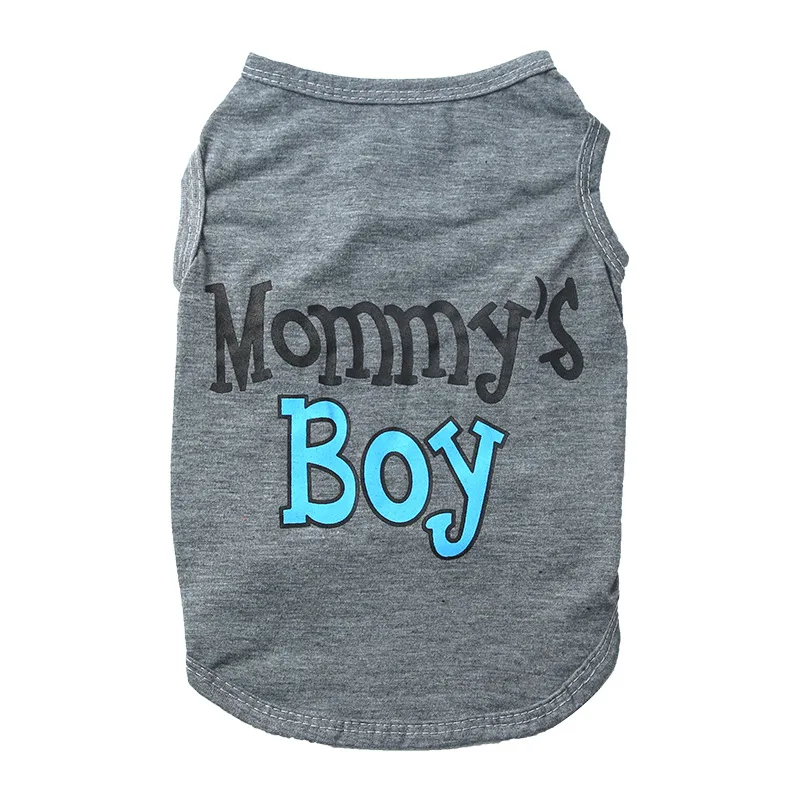Mommy Boy Designer Wholesale Pet Supplies Shirts Pet Clothing Summer Dog Clothes, Gray,orange
Mommy Boy Designer Wholesale Pet Supplies Shirts Pet Clothing Summer Dog Clothes, Gray,orange