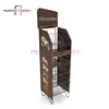 Custom metal wire floor standing gift boxed chocolate display shelf