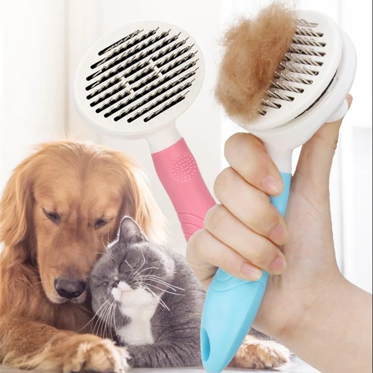 Good Looking New Design Pet Grooming Brush Self Cleaning Dog Shedding Brush Remover Pet Comb, Customized
Good Looking New Design Pet Grooming Brush Self Cleaning Dog Shedding Brush Remover Pet Comb, Customized