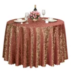 100% Polyester wedding banquet hotel factory cheap price table cloth