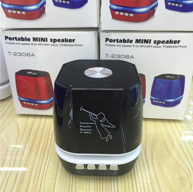 360 Stereo Colorful Wireless Speaker Portable Music Mini Speaker with Led Light, Red, blue, black, white
360 Stereo Colorful Wireless Speaker Portable Music Mini Speaker with Led Light, Red, blue, black, white