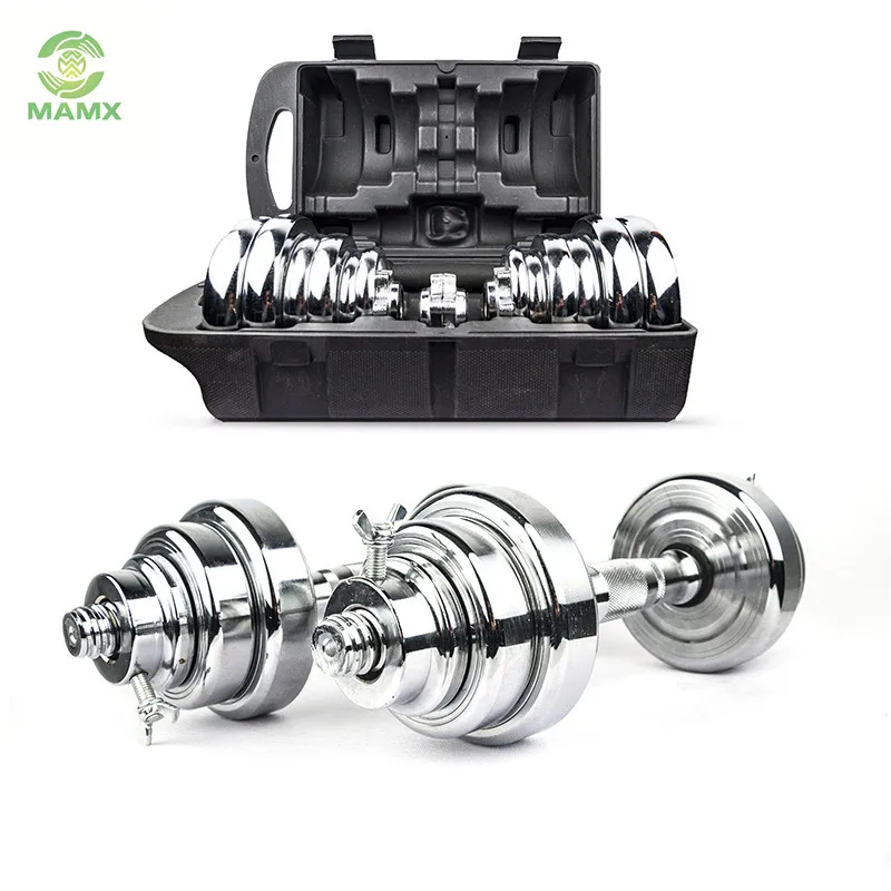 Commercial Use Gym Equipment Weight Adjustable Chromed Dumbbell Set, Various colors
Commercial Use Gym Equipment Weight Adjustable Chromed Dumbbell Set, Various colors