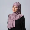 New dubai wholesale material block geometric pattern Muslim hijab soft plaid new design scarf
