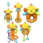 EN-71 & ASTM Test passed super soft rattle teddy bear baby girl toy plush