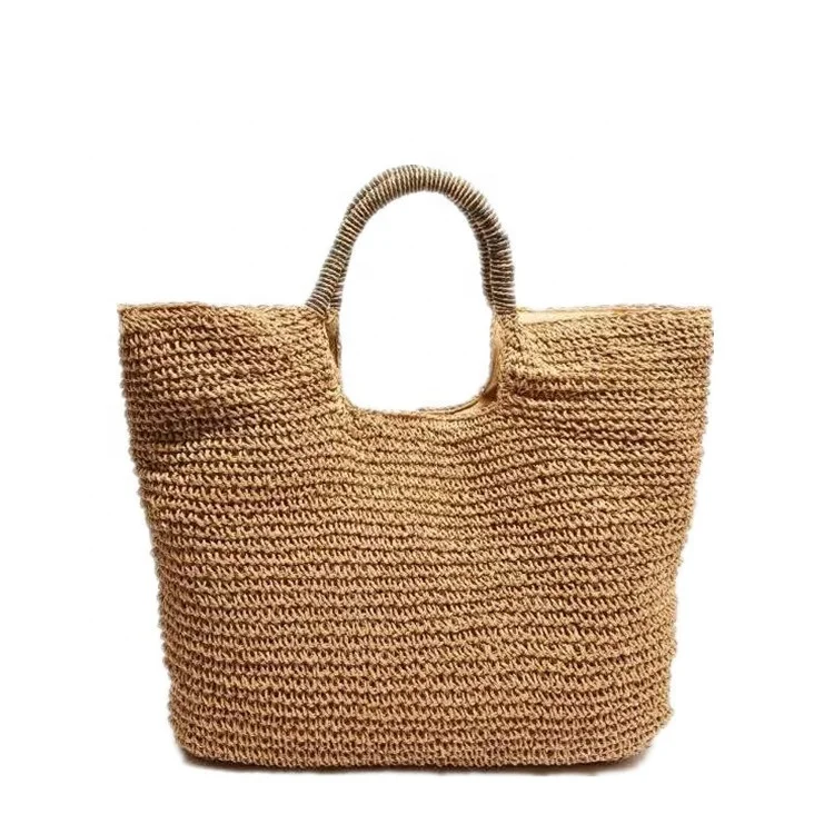 Hand Crochet Paper Straw Beach Casual Dress Shop Handbag Tote Bag for Women Summer Beach Holiday Travel
Hand Crochet Paper Straw Beach Casual Dress Shop Handbag Tote Bag for Women Summer Beach Holiday Travel