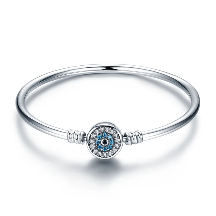 Qings Blue Eye Of Guarding Bracelets 925 Sterling Silver Bracelet With High Quality
Qings Blue Eye Of Guarding Bracelets 925 Sterling Silver Bracelet With High Quality