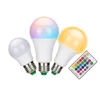 E27 3W 5W 10W RGB+W Multicolor LED Lamp Light Color Changing Bulb + Remote Control led rgb bulb