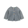 KR282 Winter warm windy-proof baby knit cardigan
