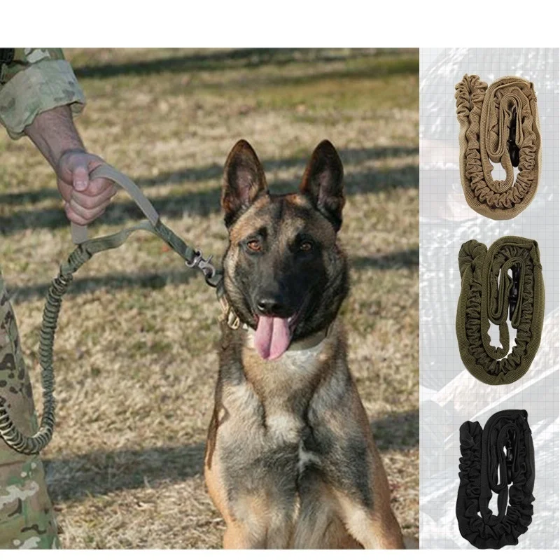

US Army Tactical Dog Leash Waterproof Quick Release Heavy Duty Panic Snap Adjustable Dog Leash Military Dog Tactical Leads belt, Multiple choice