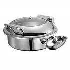 6L stainless steel round chafing dish buffet food warmer