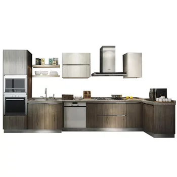 Imported Modular Kitchen Cabinets With Wooden Kitchen Cabinet Door