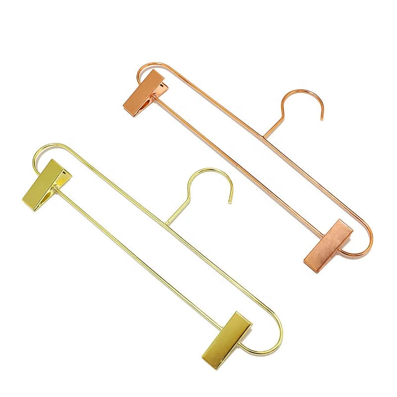 Sturdy metal rose gold hangers slacks trousers hangers dress pants hanger with clip, Rose gold and gold
Sturdy metal rose gold hangers slacks trousers hangers dress pants hanger with clip, Rose gold and gold