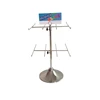 Chrome finished retailer countertop metal wire display rack for candy