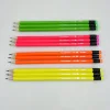 Promotional HB Pencil In Bulk/Set Packing/Hexagonal Neon Wooden Pencil