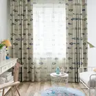 Ready Made blackout Printed Curtain Drapes for Bedroom and Living Room