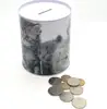 Decorative round can money safe tin bank coin saving box manufacturer