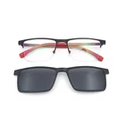 quality optical frame new model glasses eyewear metal clip on sunglasses men