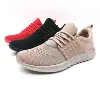 Elastic Upper Womens Fly Knitted Running Shoes Sport Collection