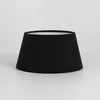 Hottest Black White Tapered Drum Fabric Lamp Shade