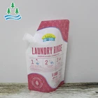 Cleaning Liquid Pouches Washing Sachets With Drink Stand Up Plastic Bag Customized Printed Clear Spout Pouch