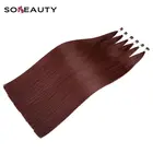 Popular Tangling Free Virgin Human i Tip Blonde Hair Extensions