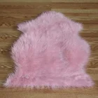 Customized hand sewn washable long hair sheep rug stock cheap carpet