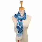 100% Silk Beaded Bead Scarf Latest Beaded Anchor Scarf Satin Silk Shawl Hijab Ring