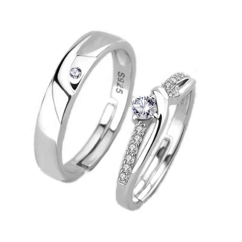 5222 High Quality Korea Style 925 Sterling Silver Eternity Adjustable Couple Engagement Diamond Rings
5222 High Quality Korea Style 925 Sterling Silver Eternity Adjustable Couple Engagement Diamond Rings
