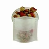 Biodegradable empty drawstring corn fiber tea bag filter paper bags coffee packaging