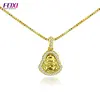 2019 god jewelry silver gold plated buddha pendant necklace for men and women