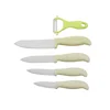 ZY-B4030 Hot selling food grade 4 pieces ceramic knife and peeler set for kitchen