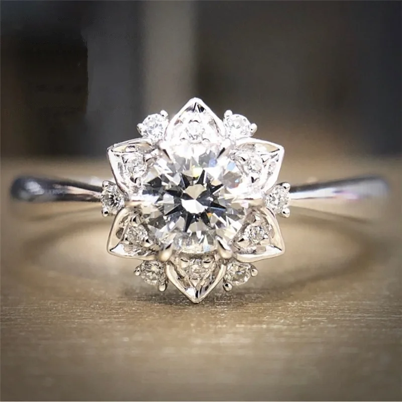 Hainon 2019 wedding rings Luxury Shiny flower Bridal Engagement Ring girlfriends Birthday Gift wholesale
Hainon 2019 wedding rings Luxury Shiny flower Bridal Engagement Ring girlfriends Birthday Gift wholesale