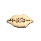 Excellent quality accessories custom engraved alloy label brand name metal tags for garments