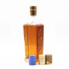 750ml square extra flint whisky spirits glass bottle