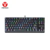 Fantech Professional Factory Wholesale RGB Mechanical keyboard MK871 computer Gaming Mini design 87 keys programmable
