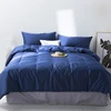 China suppliers plain dyed 100% cotton home bedding set duvet cover sets bed cover sheet