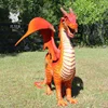 Western fiberglass resin the flying dragon statues for sale