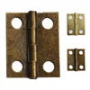 1000PCS/PACK 18x15mm wholesale Small Brass bronze Metal Hinges for Wooden Plated jewellery Craft Gift Box Fix