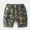 KS0011 newest hot sale fashion camo print camouflage kids boy shorts