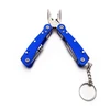 Multifunctional Multi Purpose Steel Plier with LED light Key Chain Outdoor Camping Hand Tool Sealing Long Nose Pliers