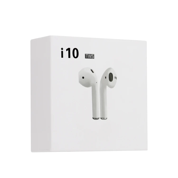 2019 factory price type-c charge port support wireless charging i10 tws true wireless earbuds earphone, White
2019 factory price type-c charge port support wireless charging i10 tws true wireless earbuds earphone, White