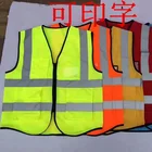 Customizable safety reflective running vest for work