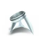 HVAC system air duct accessories ventilation galvanized saddle spiral duct fittings