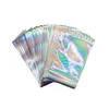 Hologram Cellophane Poly Party Favor Treat Resealable Plastic Loot For Candy Gifts Bags