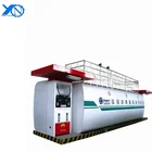 40ft store gasoline diesel mobile petrol filling station for sale
